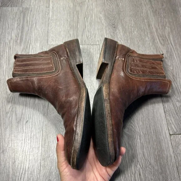 Mens Cole Haan Chelsea Boots Sz 9 M Used Brown Leather  display picture 1